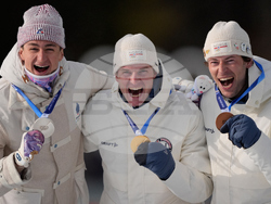 APTOPIX Milan Cortina Olympics Biathlon