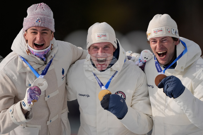 APTOPIX Milan Cortina Olympics Biathlon