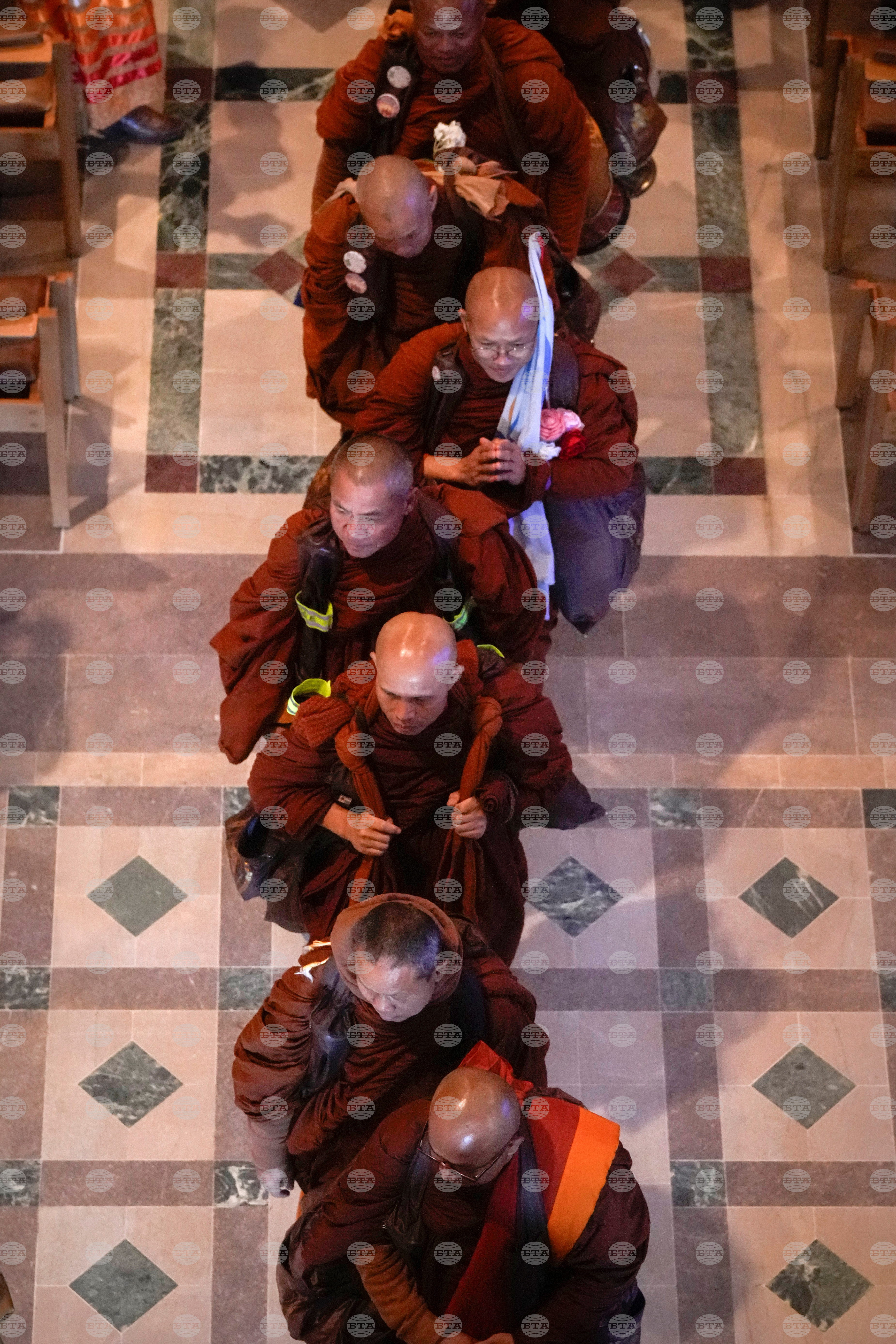 Buddhist Monks Peace Walk Washington