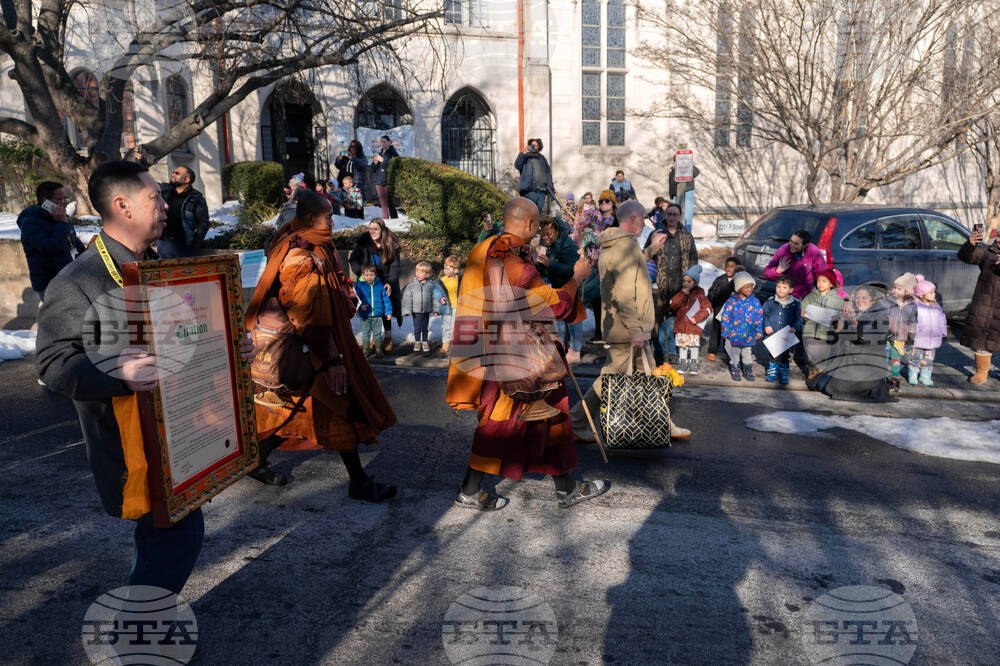 Buddhist Monks Peace Walk Washington
