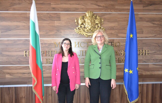 МРРБ: България и Австрия ще работят за постигане на целите на Дунавската стратегия