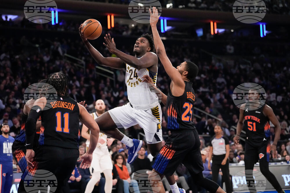 Pacers Knicks Basketball