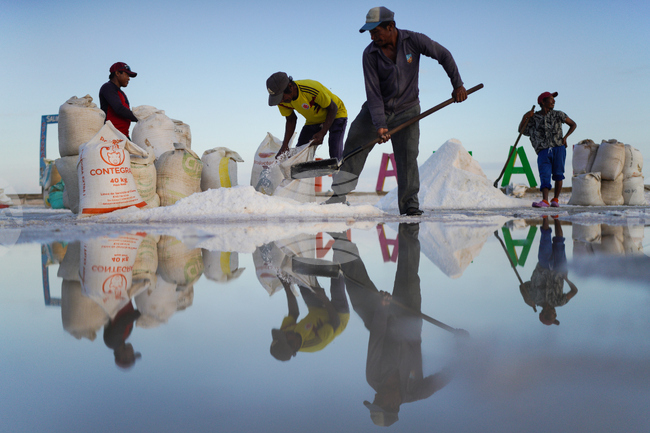 Colombia Salt Ponds