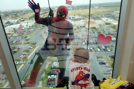 Texas Window Washers Spider-Man