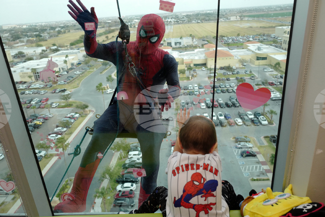 Texas Window Washers Spider-Man