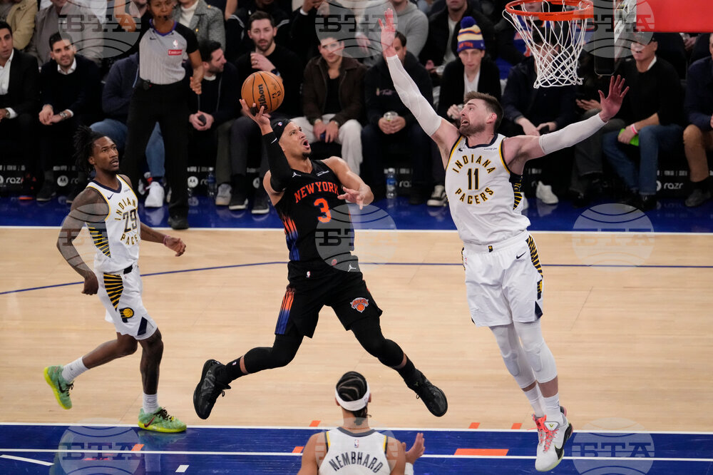 Pacers Knicks Basketball