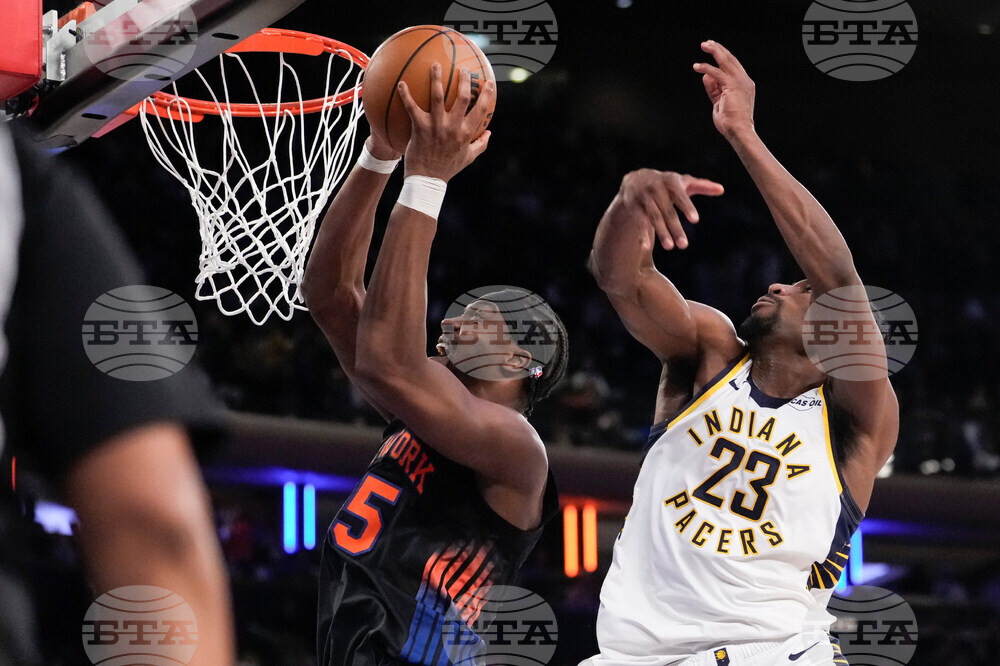 Pacers Knicks Basketball