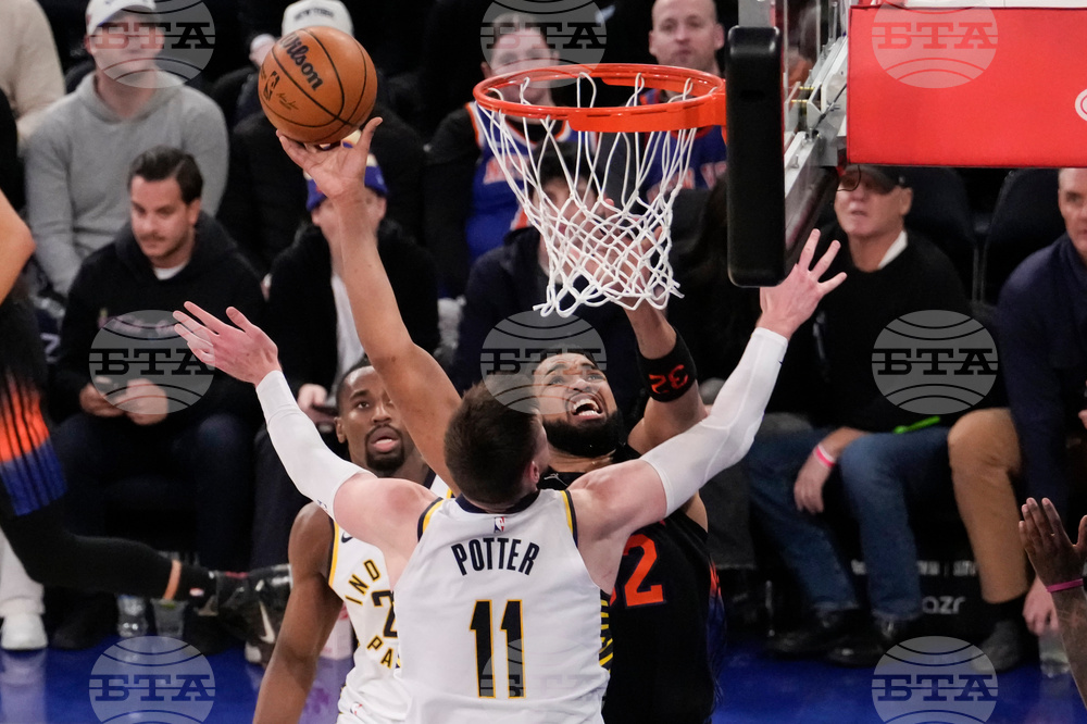 Pacers Knicks Basketball