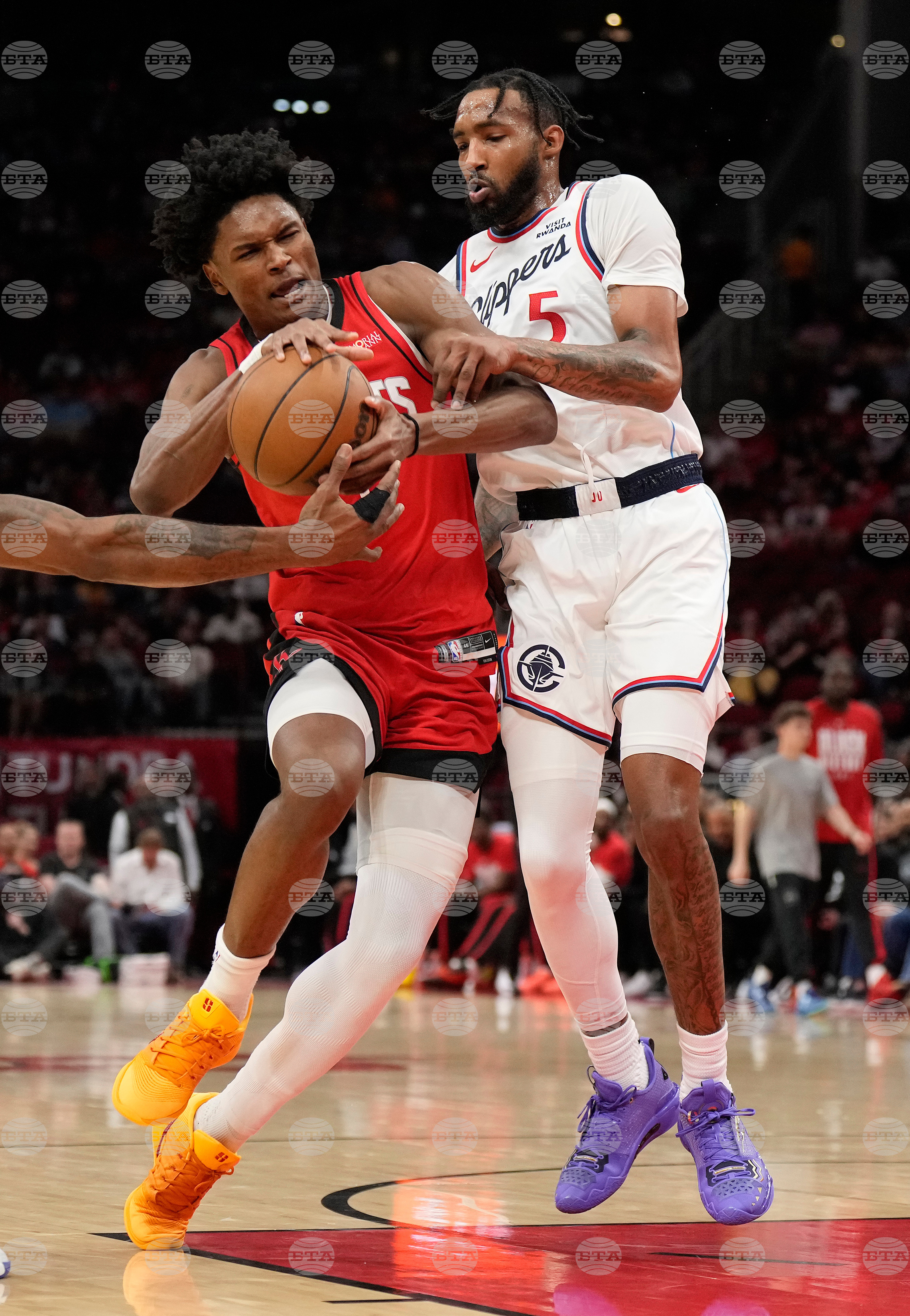 Clippers Rockets Basketball