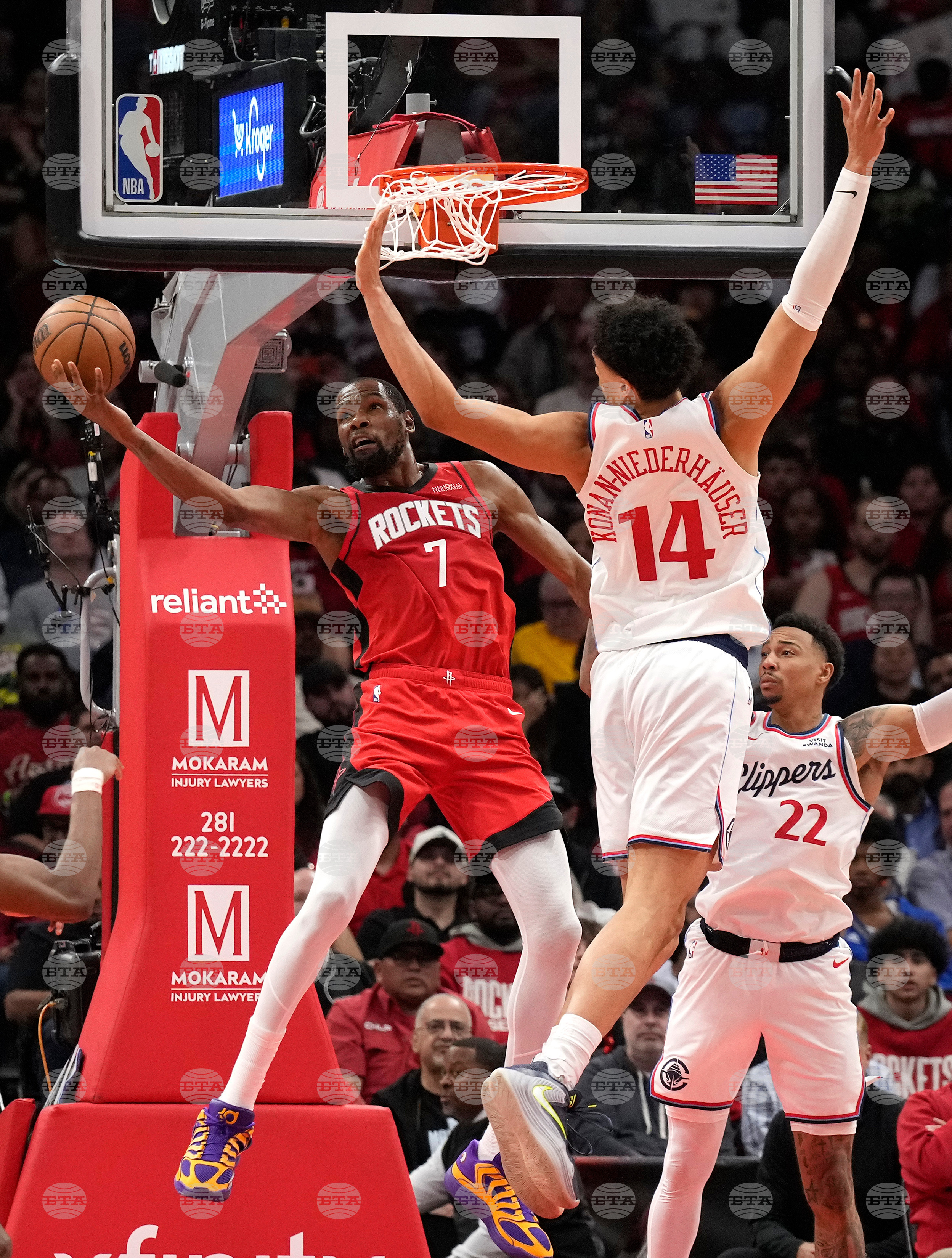 Clippers Rockets Basketball