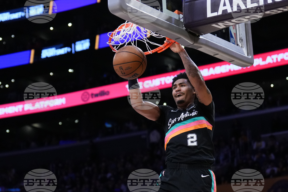 Spurs Lakers Basketball