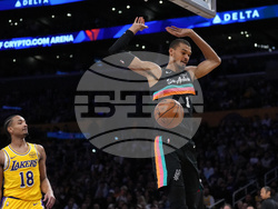 Spurs Lakers Basketball