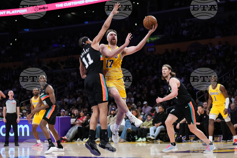 Spurs Lakers Basketball