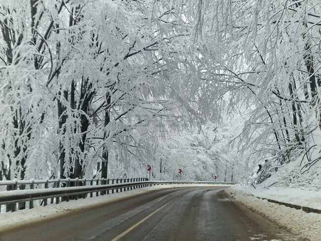Проходът Петрохан и пътищата в област Монтана са проходими при зимни условия