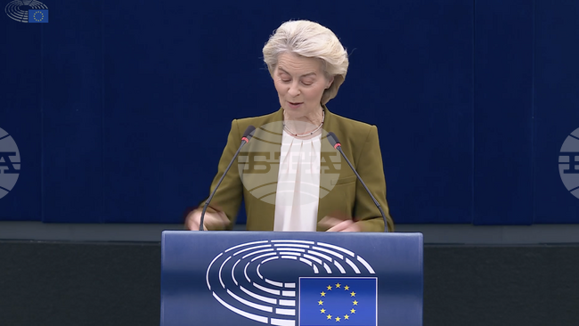 Фон дер Лайен пред ЕП: До 2028 г. ЕС трябва да завърши единния пазар и енергийния съюз