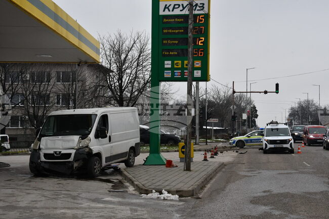 Хасково - катастрофа - бензиностанция