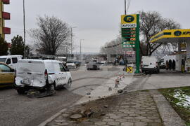 Хасково - катастрофа - бензиностанция