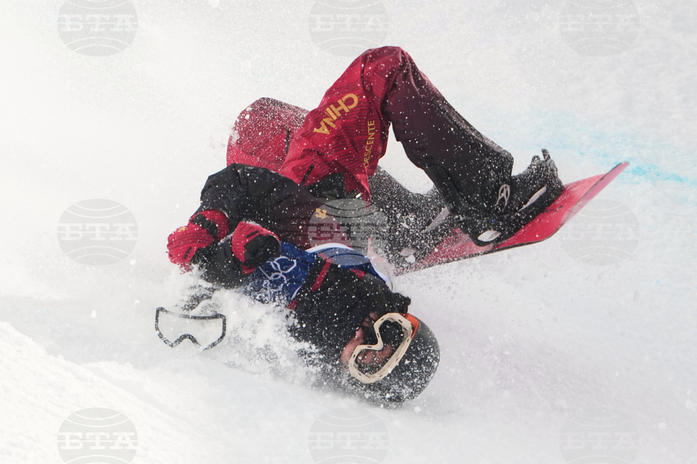 APTOPIX Milan Cortina Olympics Snowboard