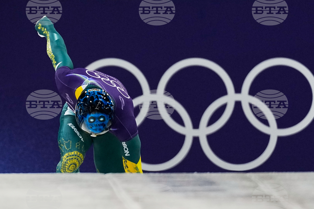 APTOPIX Milan Cortina Olympics Skeleton