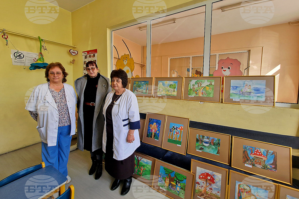 Троян - дарение картини - болница