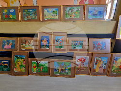 Троян - дарение картини - болница