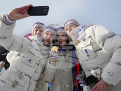 APTOPIX Milan Cortina Olympics Biathlon