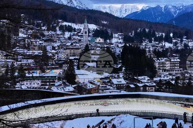 APTOPIX Milan Cortina Olympics Luge
