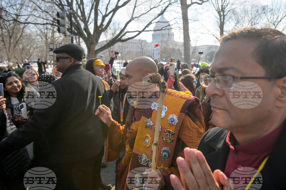 Buddhist Monks Peace Walk Washington