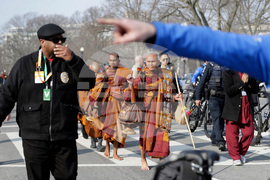 Buddhist Monks Peace Walk Washington