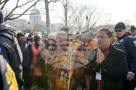 Buddhist Monks Peace Walk Washington