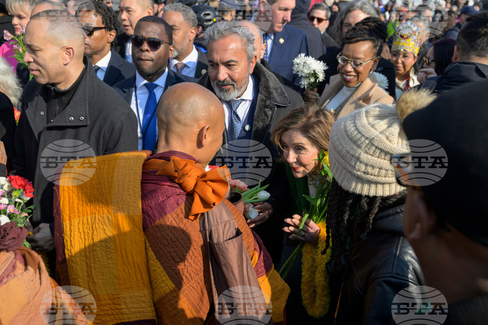 Buddhist Monks Peace Walk Washington