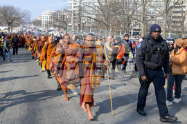 Buddhist Monks Peace Walk Washington