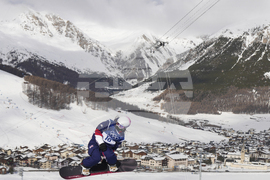APTOPIX Milan Cortina Olympics Snowboard