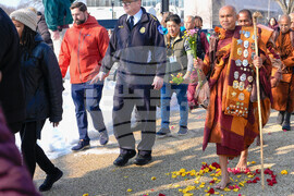 Buddhist Monks Peace Walk Washington