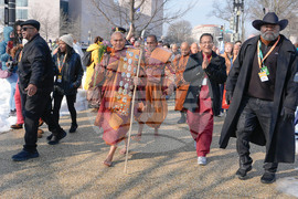 Buddhist Monks Peace Walk Washington