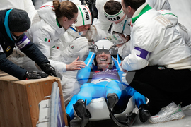 APTOPIX Milan Cortina Olympics Luge