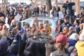 Buddhist Monks Peace Walk Washington