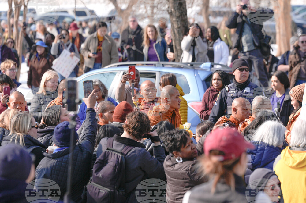 Buddhist Monks Peace Walk Washington