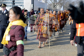 Buddhist Monks Peace Walk Washington