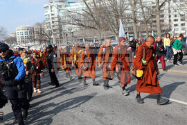 Buddhist Monks Peace Walk Washington