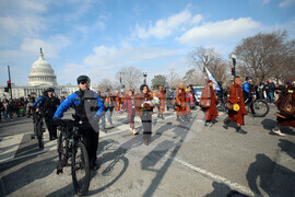 Buddhist Monks Peace Walk Washington