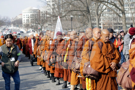 Buddhist Monks Peace Walk Washington