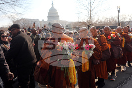 Buddhist Monks Peace Walk Washington