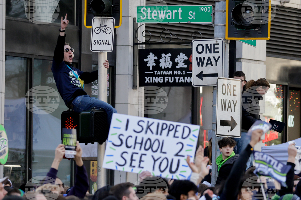 Super Bowl Parade Seahawks Football