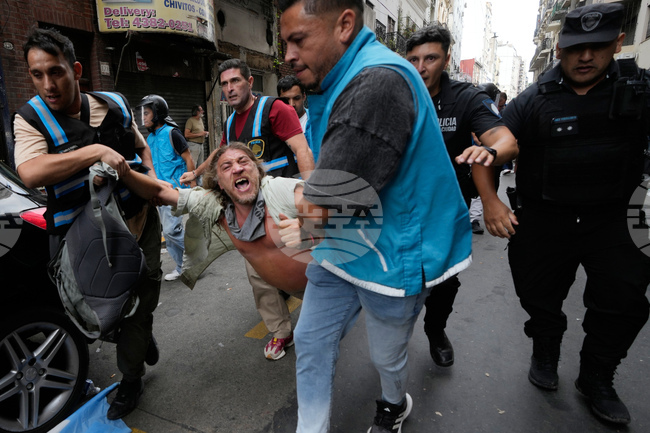 APTOPIX Argentina Protest