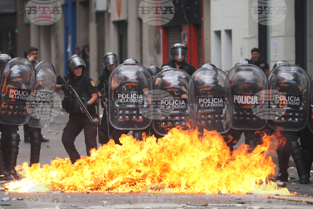 APTOPIX Argentina Protest