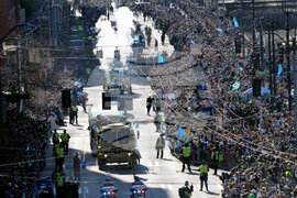 Super Bowl Parade Seahawks Football