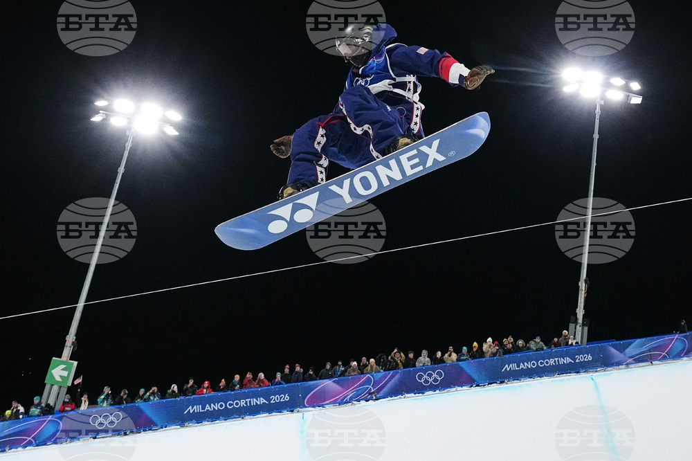 APTOPIX Milan Cortina Olympics Snowboard