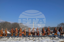Buddhist Monks Peace Walk Washington