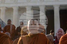 Buddhist Monks Peace Walk Washington